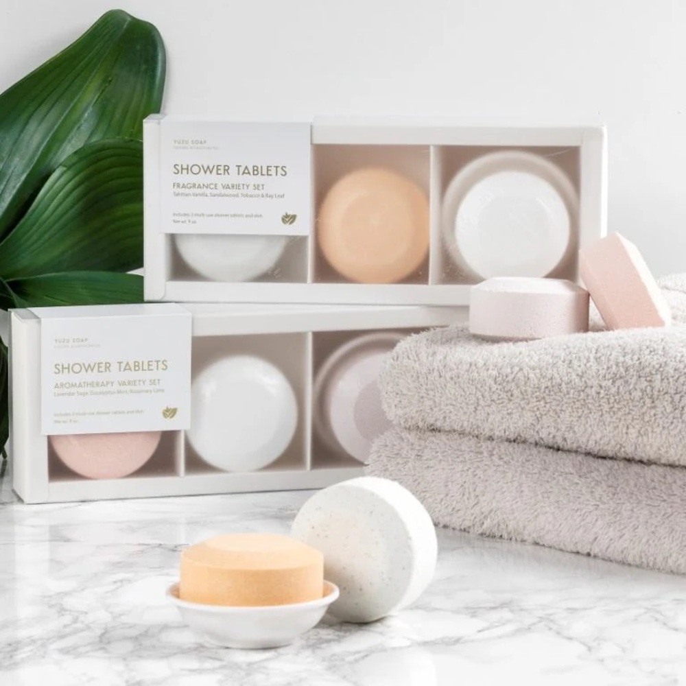 Yuzu Soap Natural and Handcrafted Luxurious Shower Tablets by Nordstrom NWT